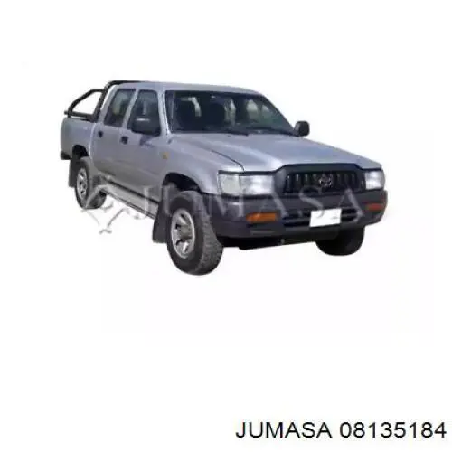 Guardabarros delantero izquierdo Toyota Hilux (KUN15)