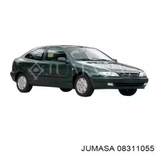 Guardabarros delantero izquierdo Citroen Xsara (N2)