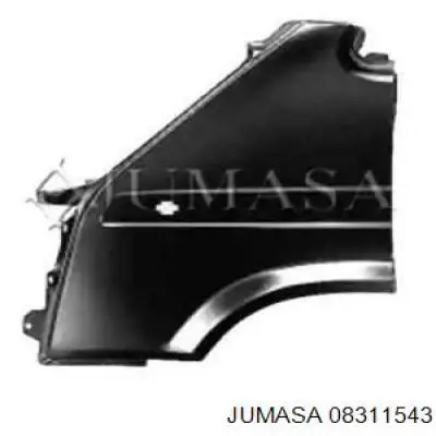 Ford TRANSIT MK6 MK7 Un Par De Guardabarros Delanteros 2000