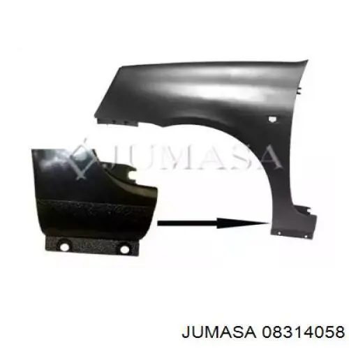 Comprar 0410463311 Tempest Aleta delantera izquierda