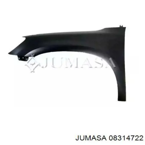 5L0821021A VAG guardabarros delantero izquierdo