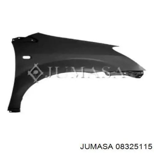 538110F010 Toyota guardabarros delantero derecho