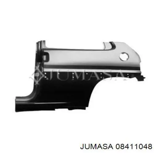 Guardabarros trasero izquierdo Citroen Saxo (S0, S1)