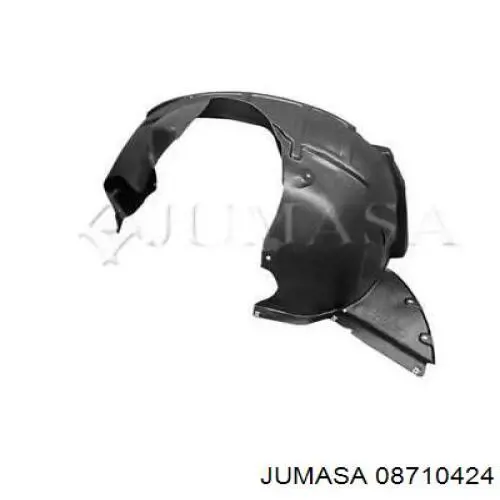 8X0809961F VAG Guardalodos interior izquierdo, guardafango delantero