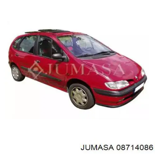 Guardabarros interior, aleta delantera, izquierdo delantero Renault Megane SCENIC (JA0)