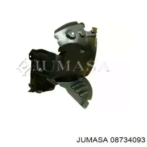 Guardabarros interior, aleta delantera, izquierdo para Renault Kangoo (KC0)