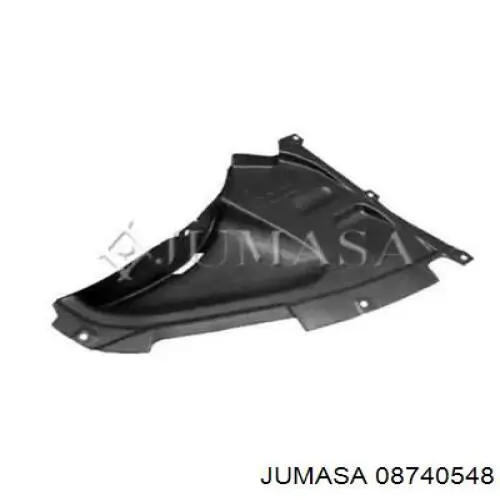 PBM11046CR Signeda Protector contra salpicaduras del paso de rueda delantero