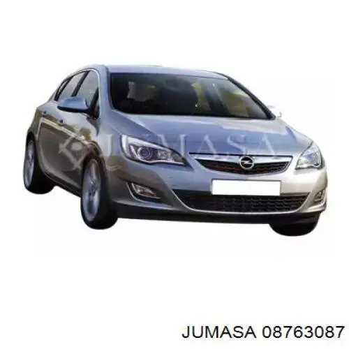 13373512 Opel Guardabarros interior trasero derecho del guardafango delantero