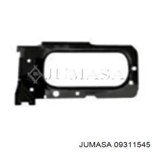 09311545 Jumasa soporte de radiador derecha (panel de montaje para foco)
