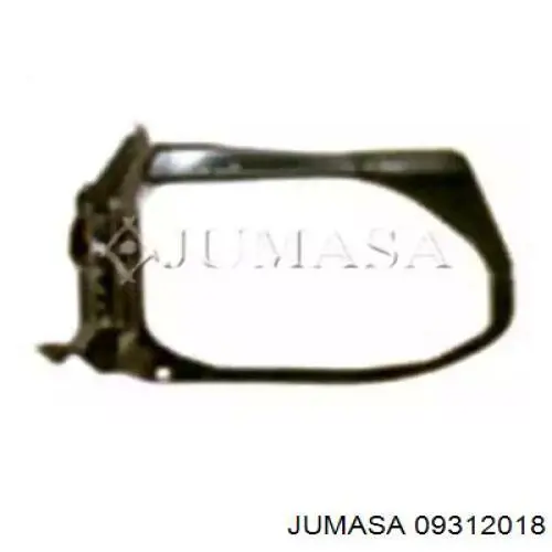 09312018 Jumasa soporte de radiador izquierdo (panel de montaje para foco)