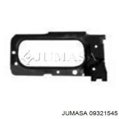 09321545 Jumasa soporte de radiador izquierdo (panel de montaje para foco)