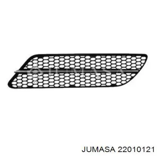 156075733 Fiat/Alfa/Lancia rejilla de ventilación, parachoques trasero, izquierda