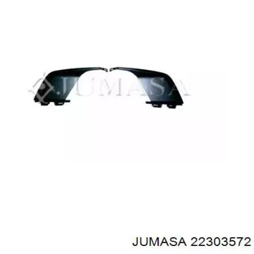 Comprar 57C12730R Polcar Tapa de rejilla de faro antiniebla del parachoques delantero