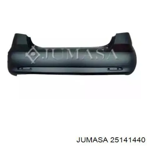 Parachoques trasero 2505962 Polcar
