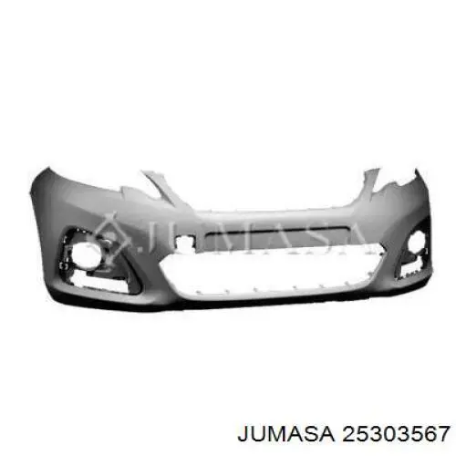 Comprar 1612201580 Peugeot/Citroen Defensa delantera