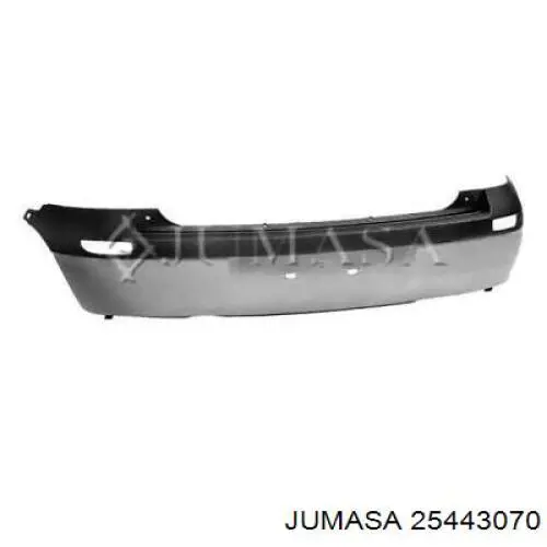 Parachoques trasero 90532539 General Motors