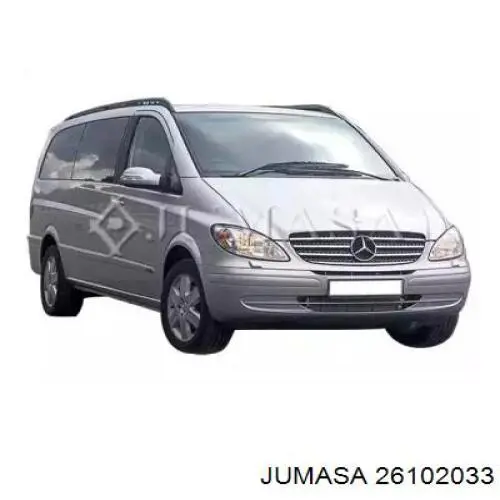 Amortiguación del compartimiento de motor delantera Mercedes Vito (639)