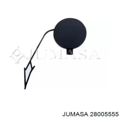 5G0807241AGRU VAG Cobertura de parachoques, enganche de remolque, delantera 