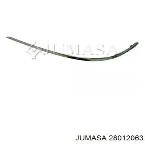 28012063 Jumasa moldura de parachoques delantero derecho