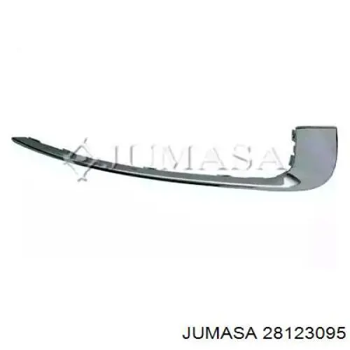 Moldura de rejilla parachoques delantero derecha Opel Insignia A (G09)