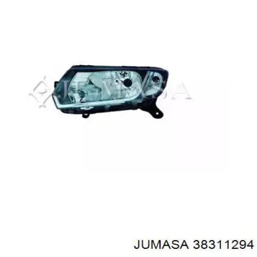 Faros delantero izquierdo para Dacia Logan 2