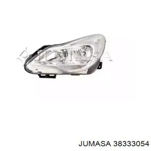 95507717 Opel faro izquierdo