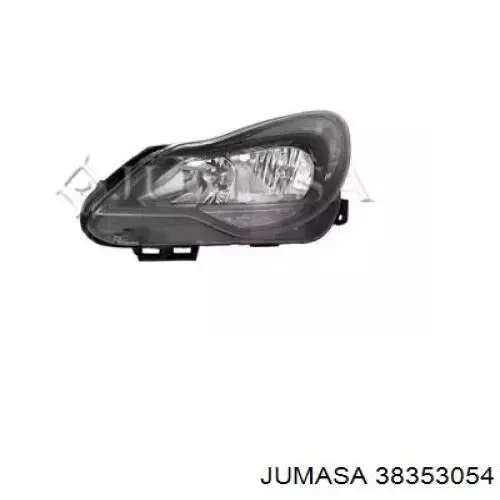 1216673 Opel faro izquierdo