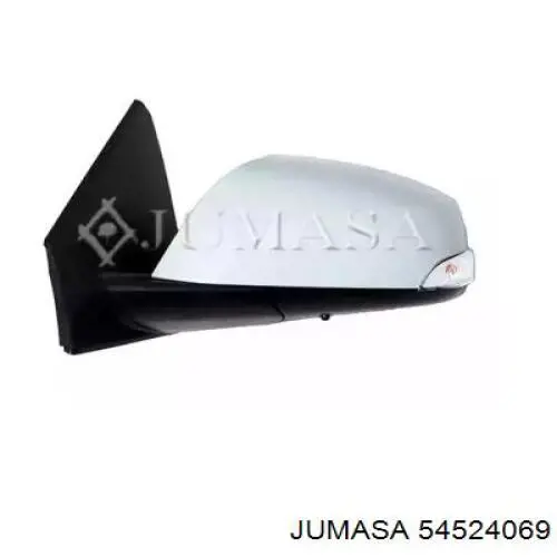 Espejo de retrovisor derecho 963010175R Renault (RVI)