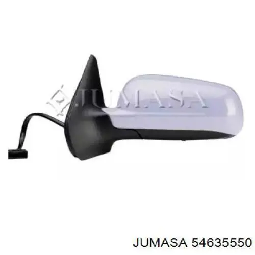 Espejo de retrovisor izquierdo 3B1857537A VAG