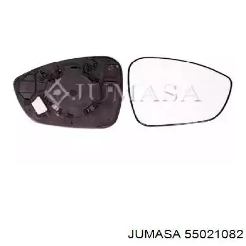 1609433580 Peugeot/Citroen cristal de espejo retrovisor exterior derecho