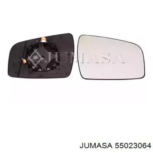 55023064 Jumasa cristal de espejo retrovisor exterior derecho