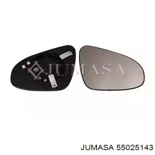 55025143 Jumasa cristal de espejo retrovisor exterior derecho
