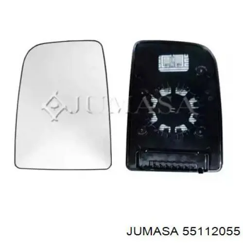 Cristal de espejo retrovisor exterior izquierdo 5065549E Polcar