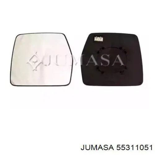 55311051 Jumasa cristal de espejo retrovisor exterior izquierdo