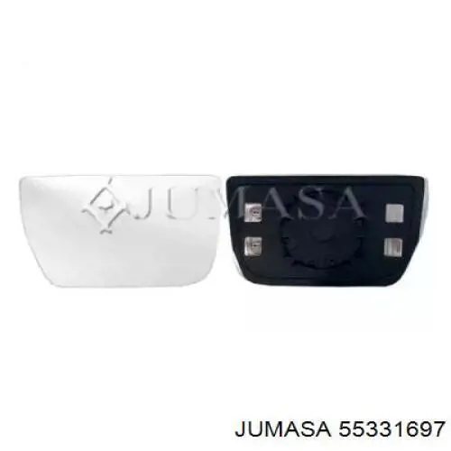 Cristal de espejo retrovisor exterior izquierdo Iveco 5801823557 precio, desde 17,09 EUR