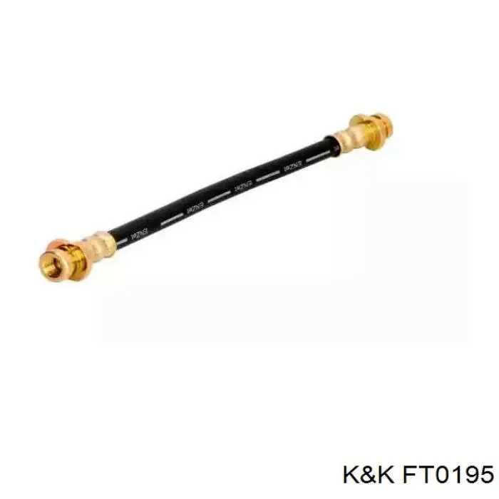 FT0195 K&K tubo flexible de frenos trasero