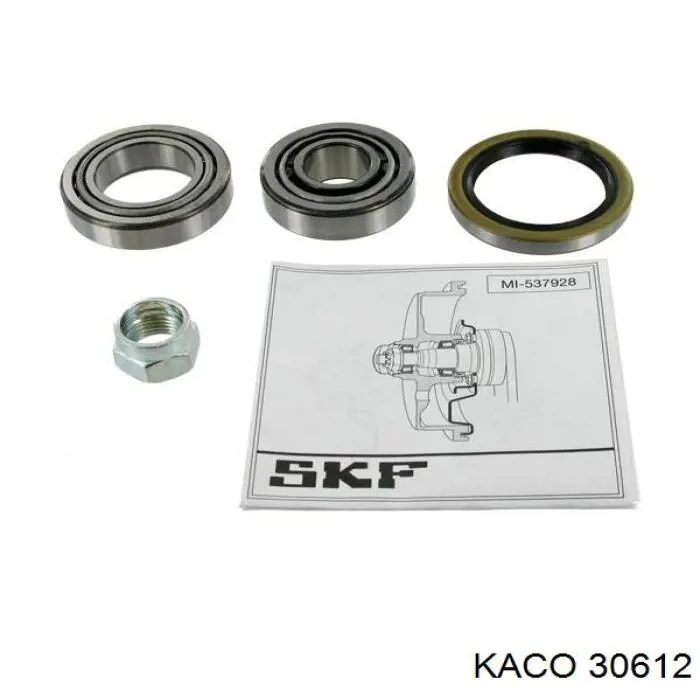 3061.2 Kaco cojinete de rueda trasero exterior