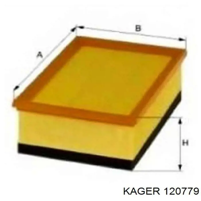 120779 Kager filtro de aire
