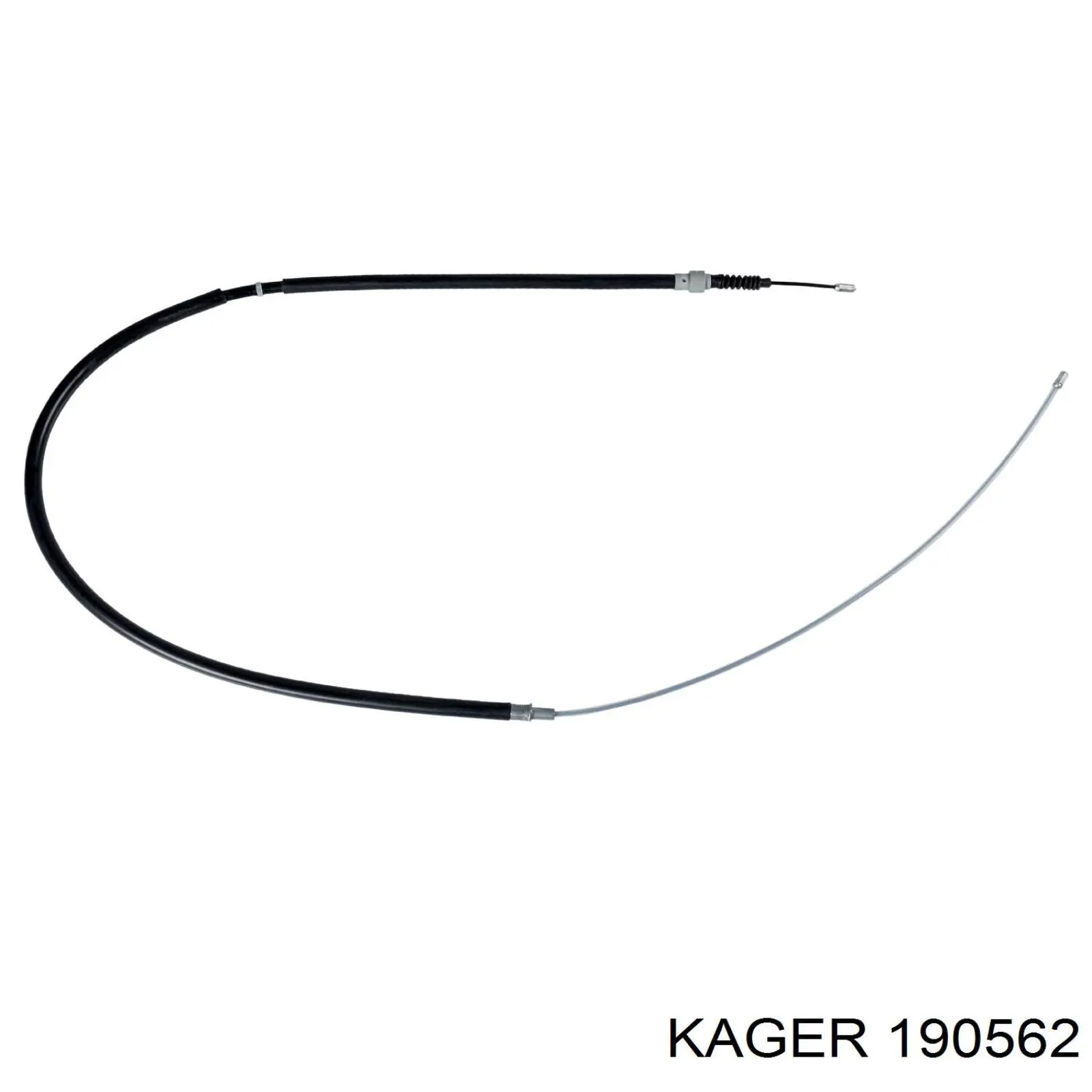 190562 Kager cable de freno de mano trasero derecho/izquierdo