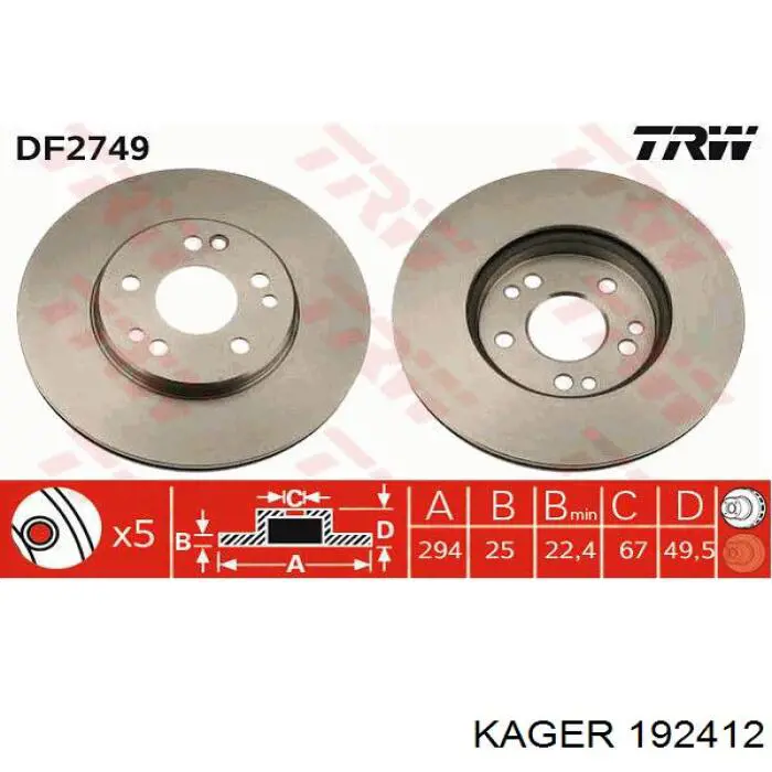 192412 Kager cable de embrague