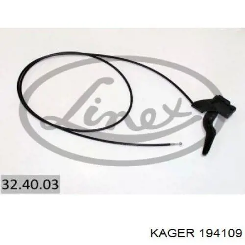 Cable de capó del motor para Opel Kadett 35, 36, 45, 46