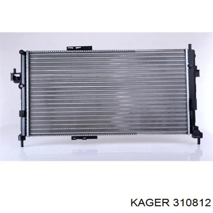 31-0812 Kager radiador refrigeración del motor