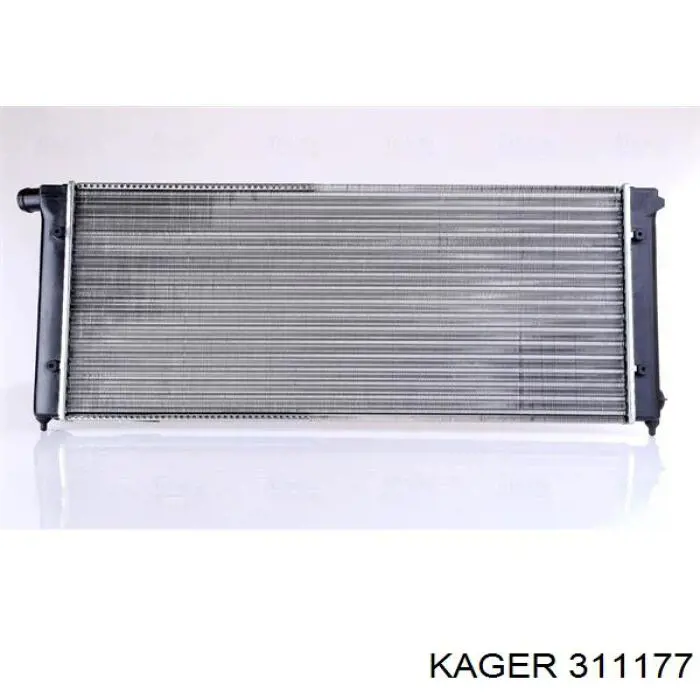 31-1177 Kager radiador refrigeración del motor