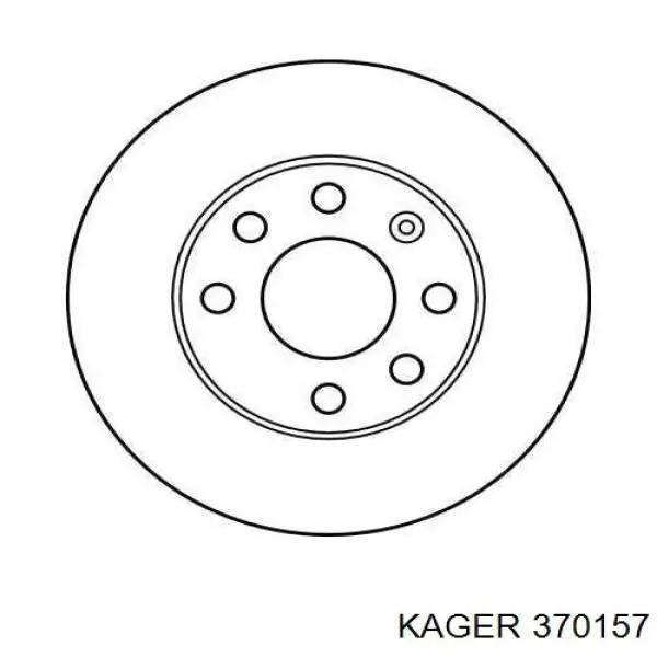 Freno de disco delantero Opel Astra 51, 52, F35, M35