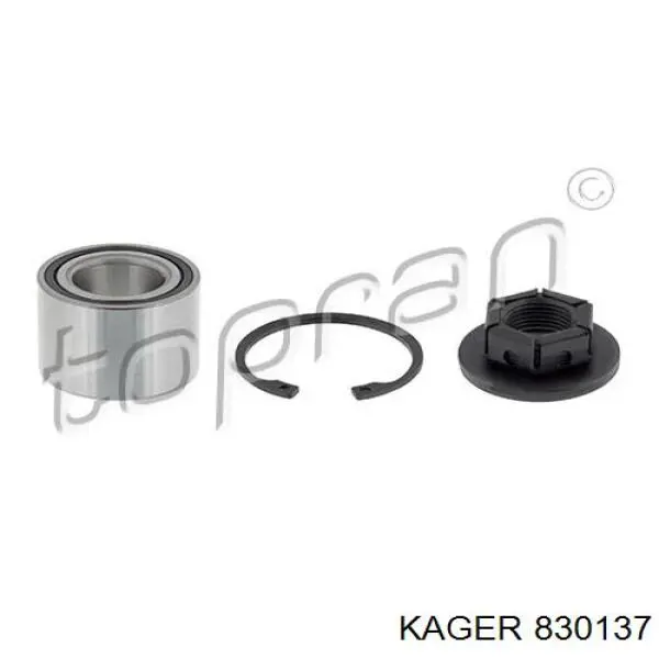 Cojinete de rueda trasero Ford Focus 1 DFW