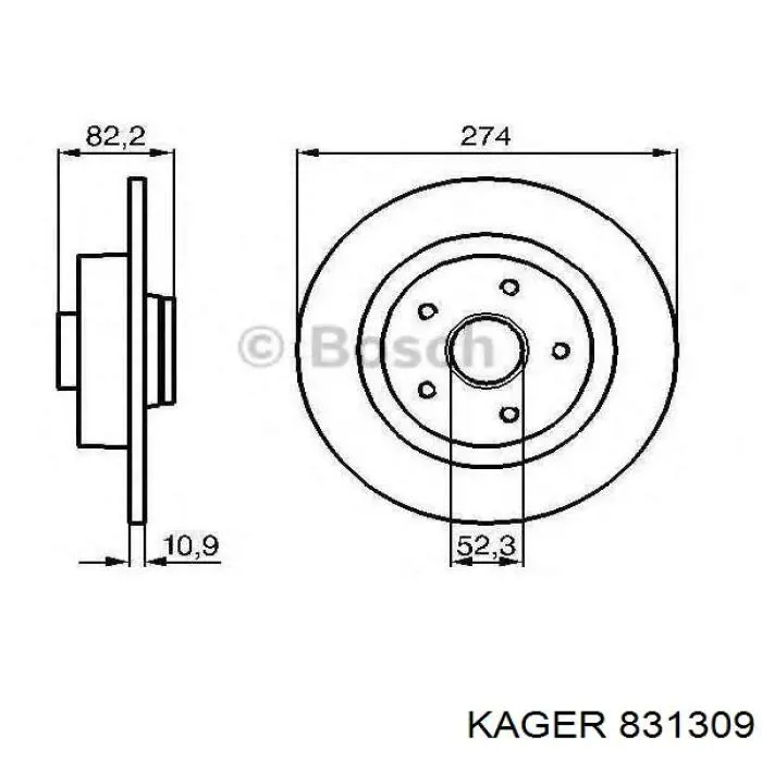 Cojinete de rueda trasero Renault DUSTER 2 HM