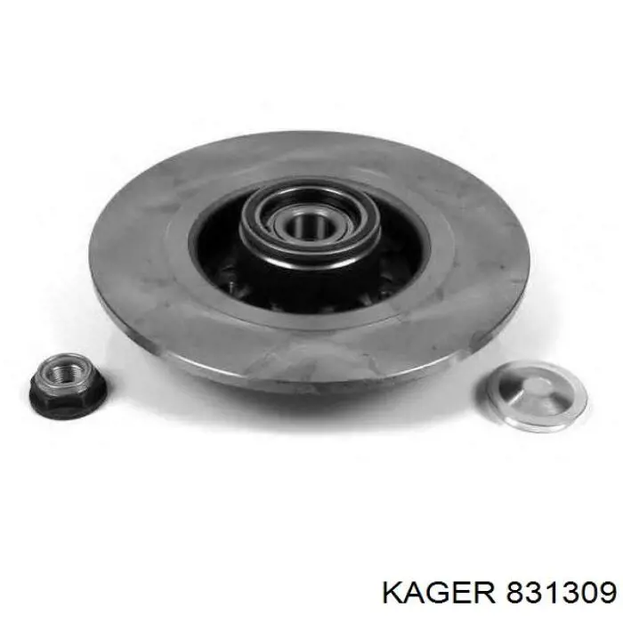 Cojinete de rueda trasero Renault DUSTER 2 HM