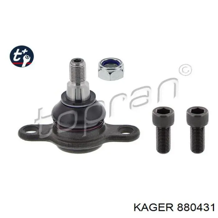 88-0431 Kager rótula de suspensión inferior