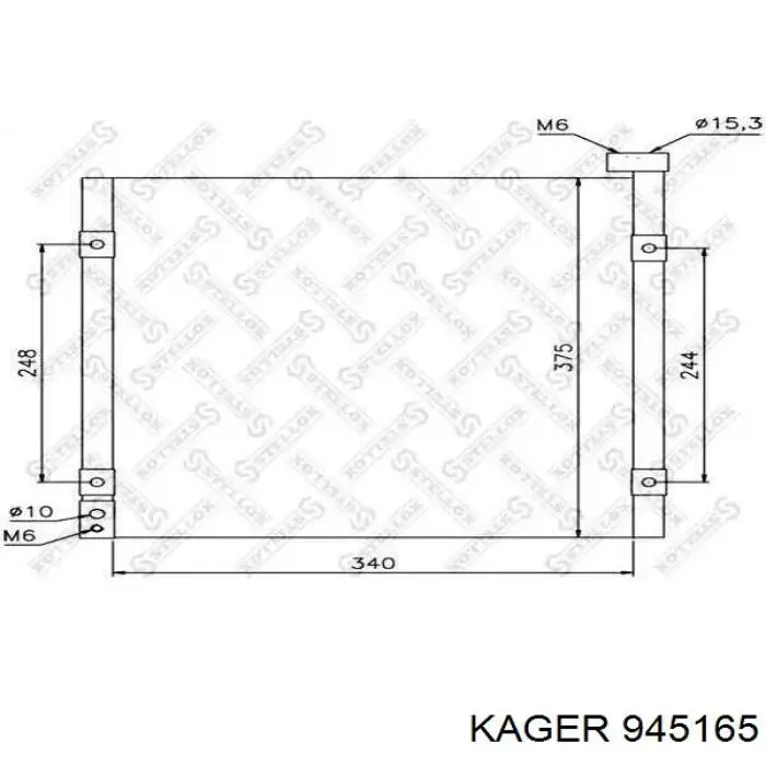 Condensador aire acondicionado 300300 ACR