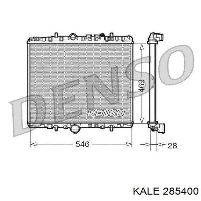 285400 Kale radiador refrigeración del motor